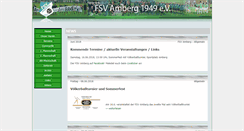 Desktop Screenshot of fsv-amberg.de